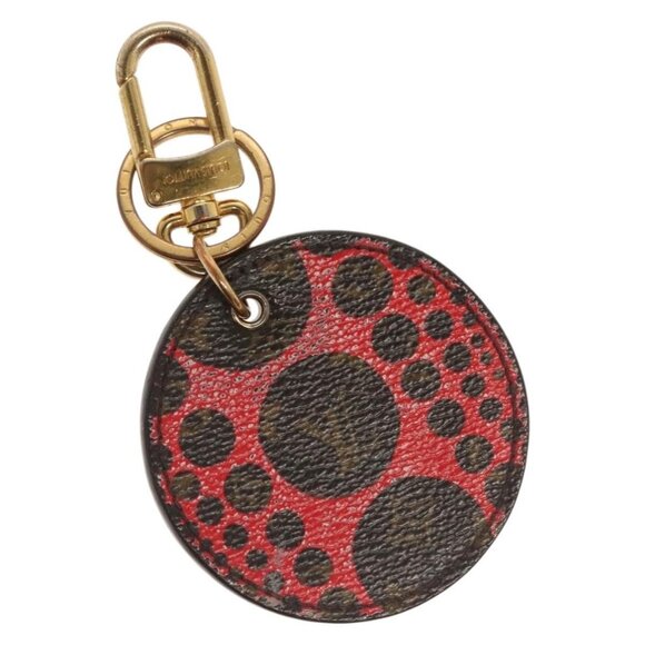 LOUIS VUITTON Yayoi Kusama Porte Cles Monogram Pumpkin Charm M66738 Auth 138042 - Picture 9 of 13